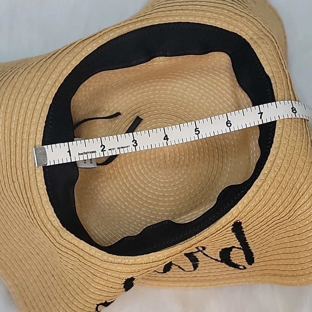 C.C NeW Tan Black Embroidered 